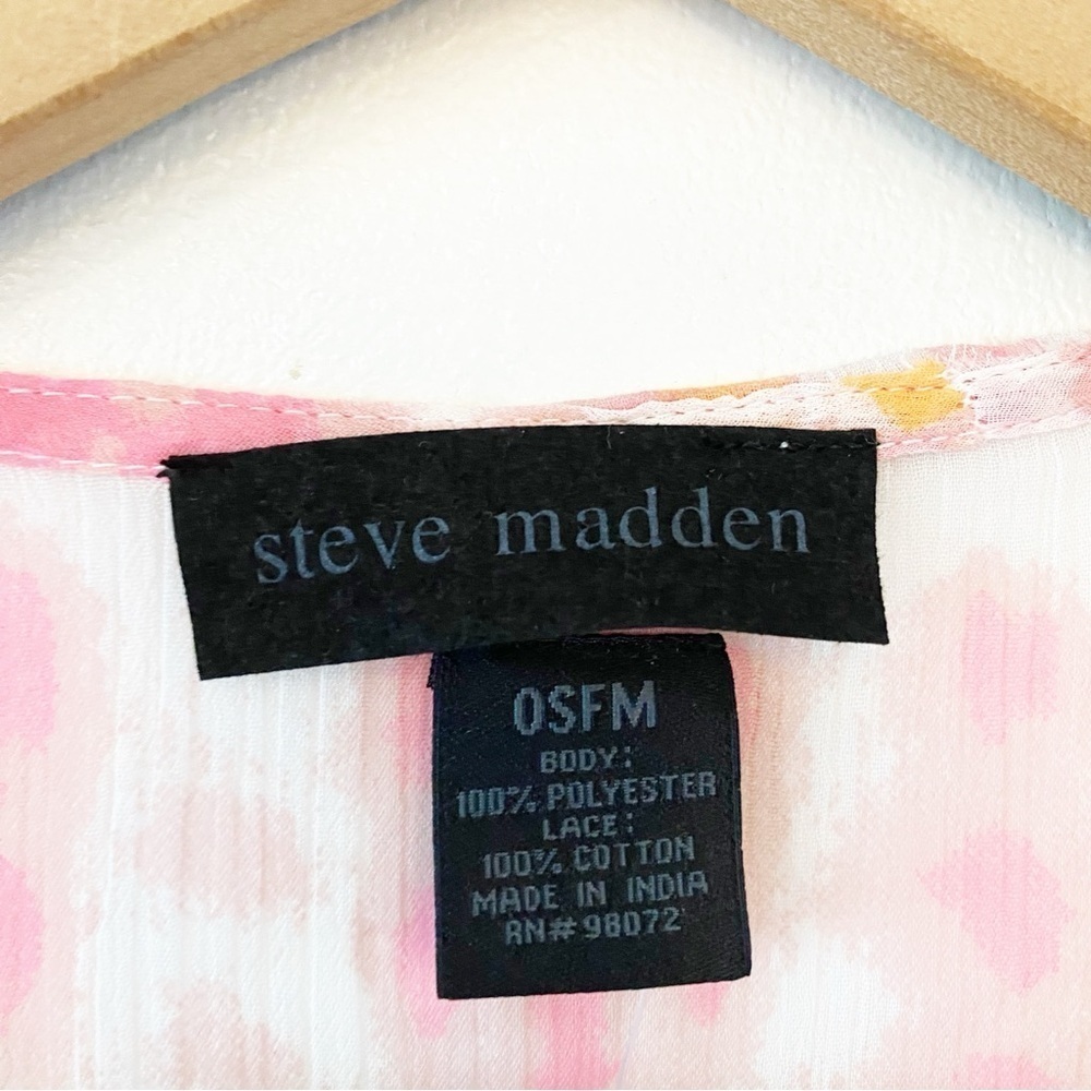 STEVE MADDEN Tie Dye Embroidered Swim Cover Up NWT Vacation - Picture 4 of 8